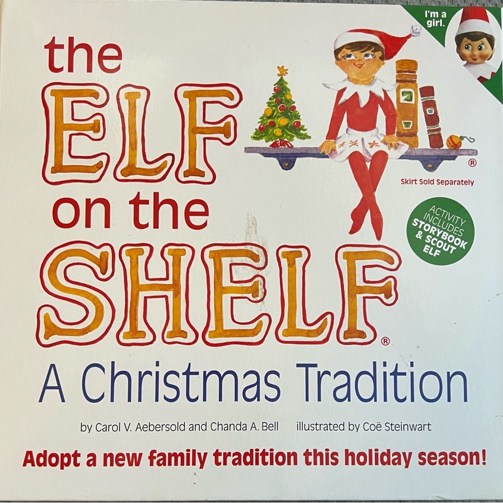 Elf on the Shelf Christmas Tradition “I’m a Gurl” Set